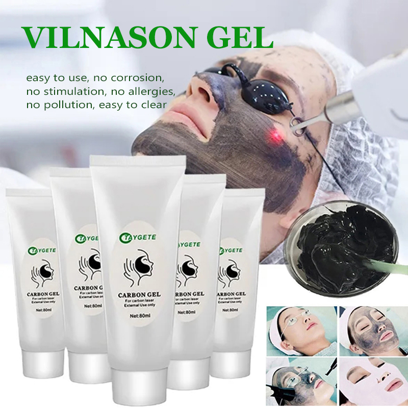 Skincare Whitening - 2/5 قطعة قناع جل أسود ل