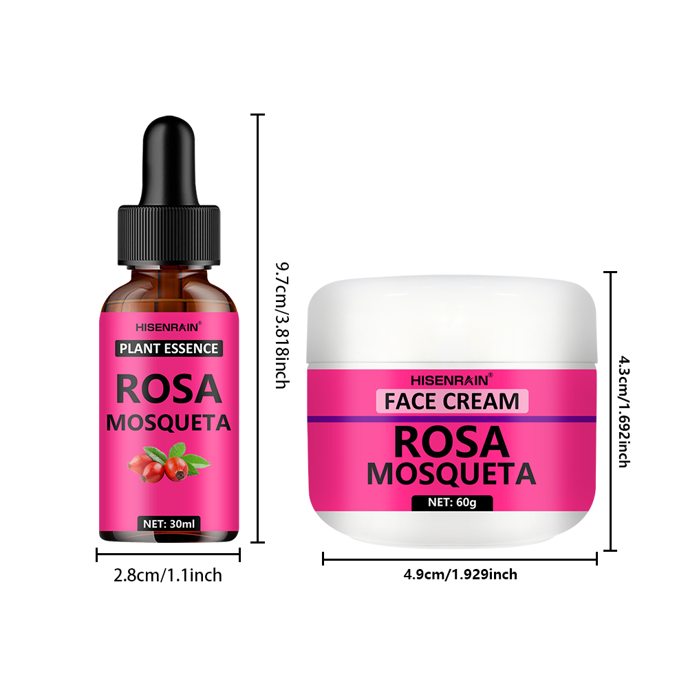 مجموعة HISENRAIN Rosehip Skinc - مراجعة Skincare Whitening وسعره
